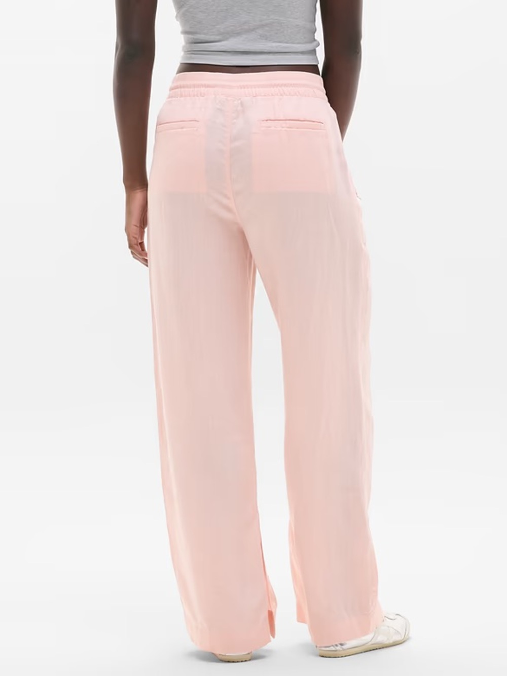 Athleta Retreat Linen High Rise Wide Leg Pant - Picture 3 of 6